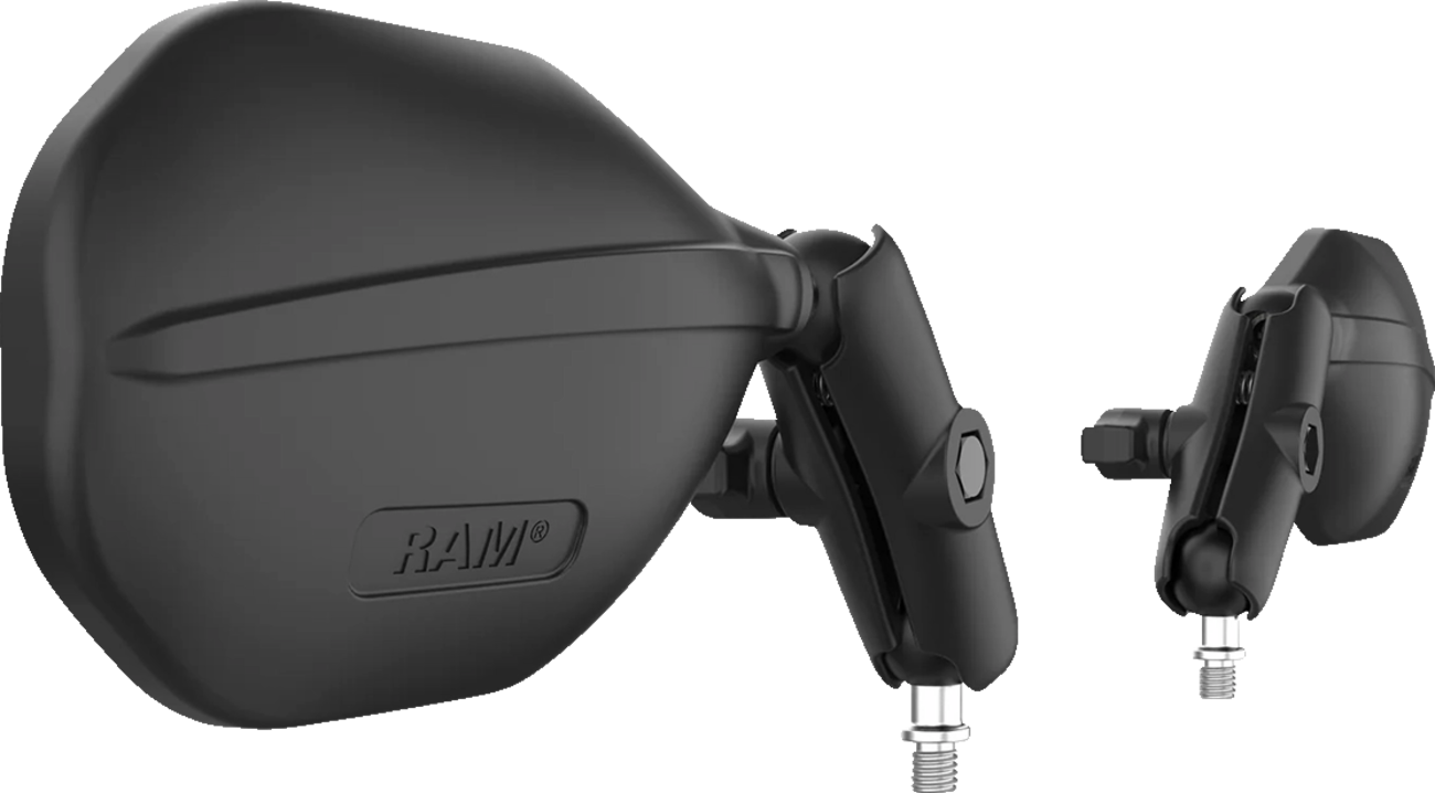 RAM Mounts Tough-Mirror Kit With M10-1.25 Bases