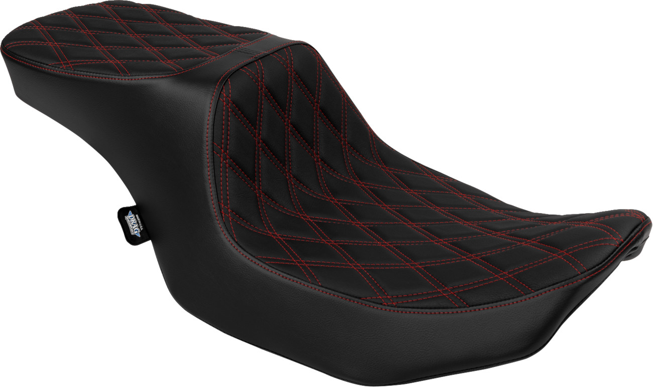 Drag Specialties Performance Predator 2-Up Seat For Harley FLHX / FLTRX 2023-2026