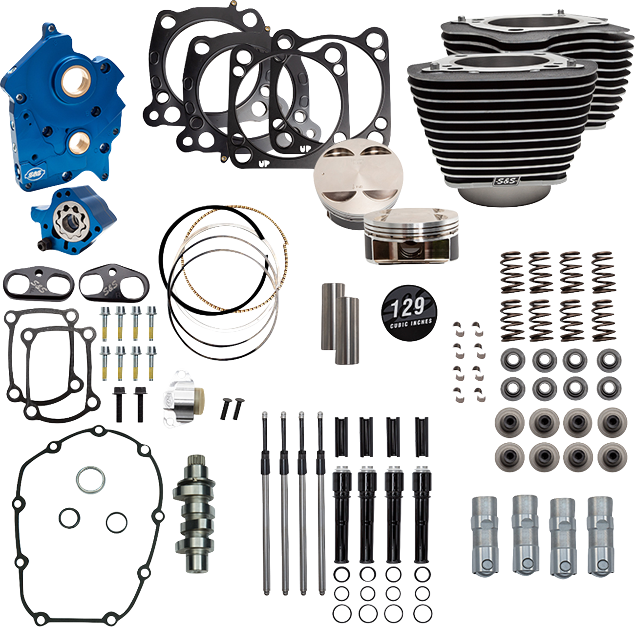 S&S CYCLE 129" Power Package for M8