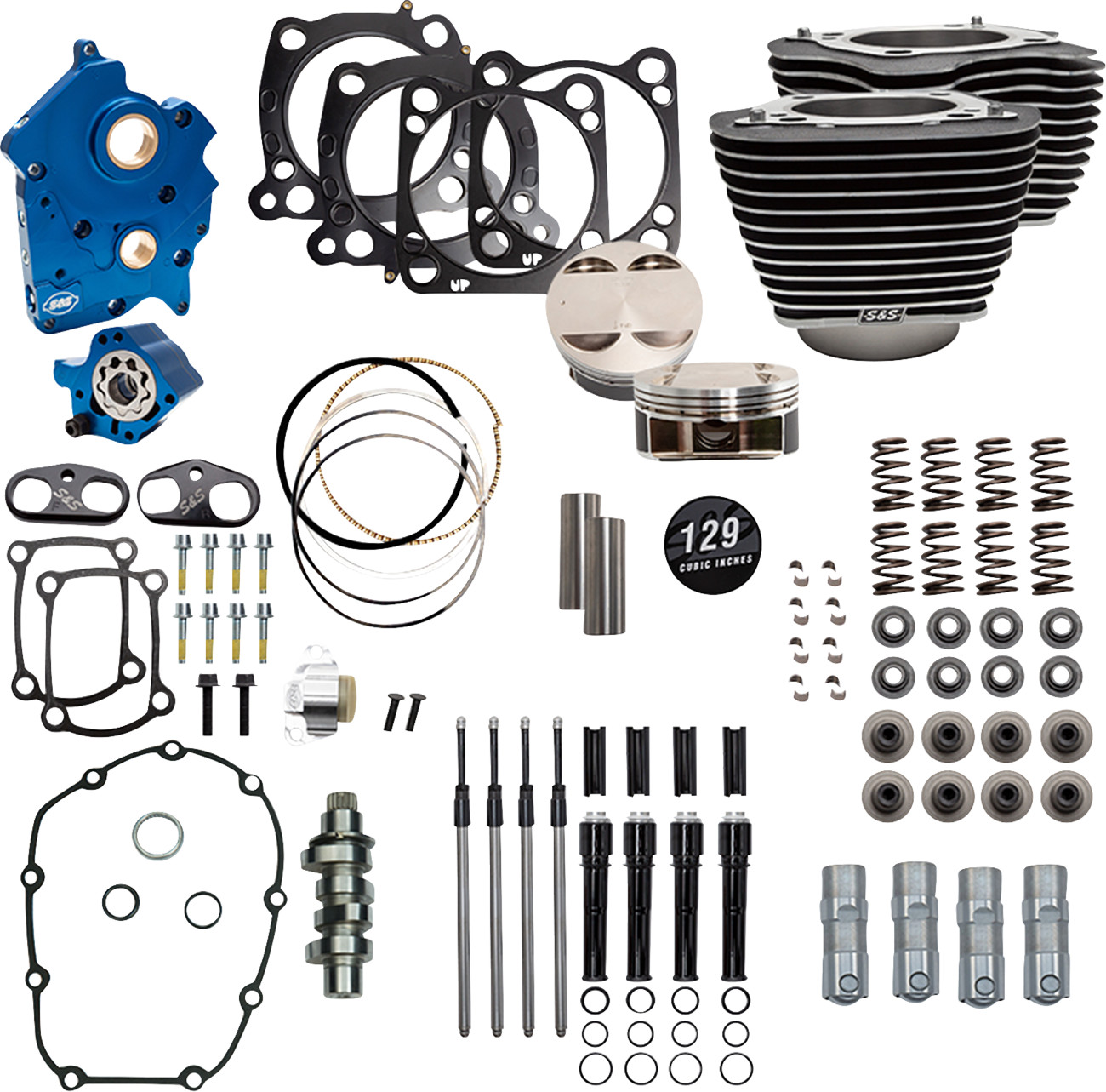 S&S CYCLE 129" Power Package for M8