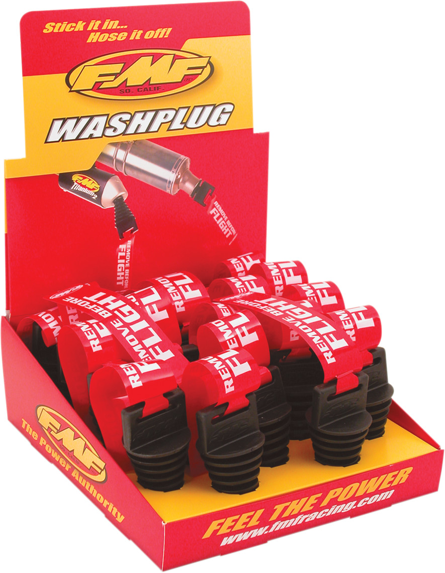 Fmf Wash Plug Display - 4-Stroke - 20-Pack