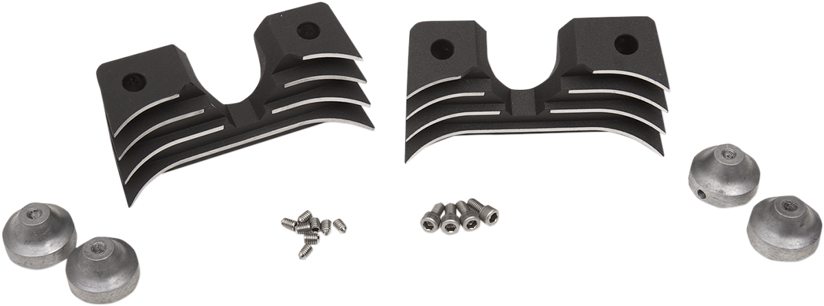 Drag specialties Spark Plug Cover - Wrinkle Black - Sportster