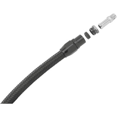 BLACK OIL COOLER HOSE KIT