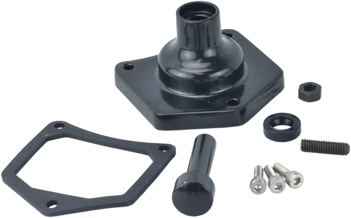 Drag specialties End Cover - Solenoid/Starter Button - Gloss Black