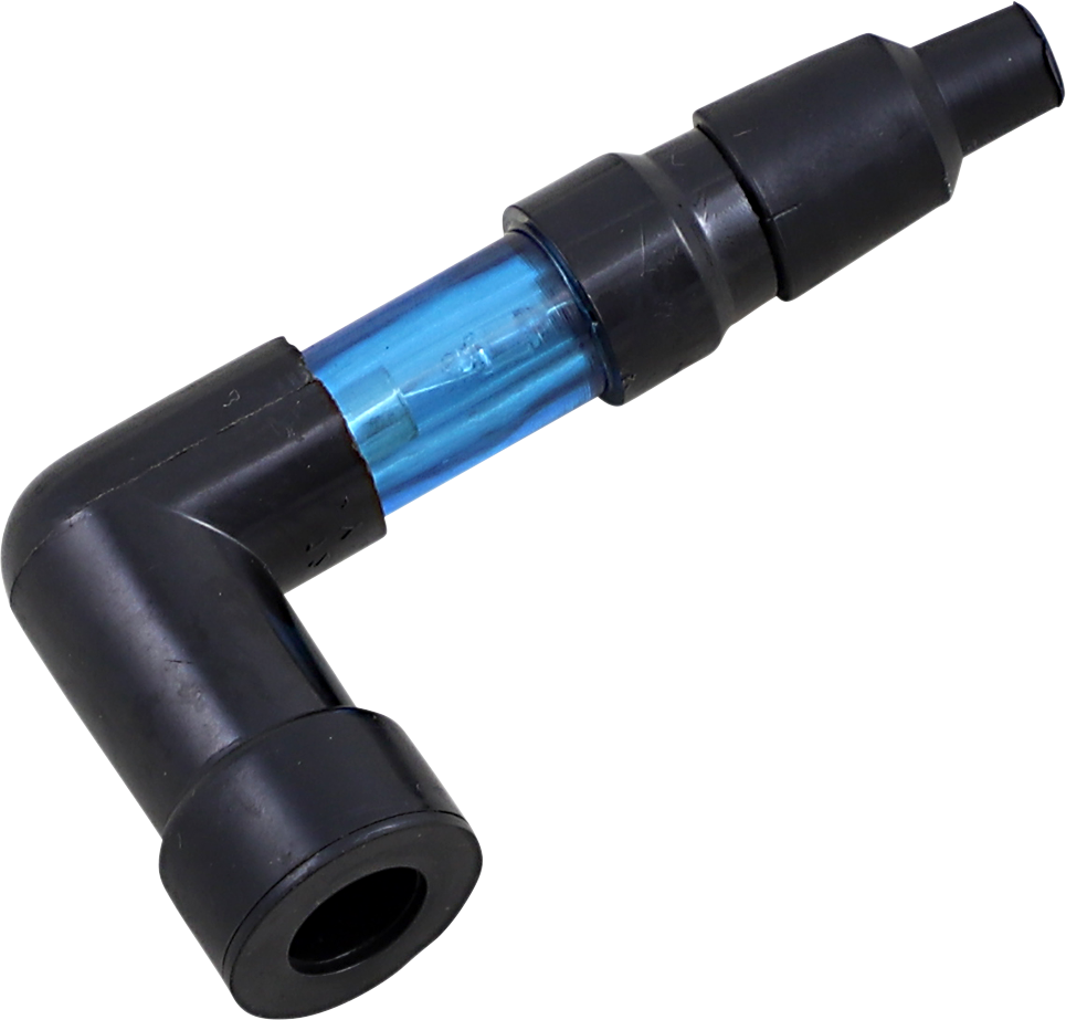 Parts unlimited Spark Plug Cap - 90 Degree - Blue