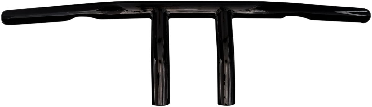 Emgo 1" T-Bar Handlebar - 4" - Dimpled - Black
