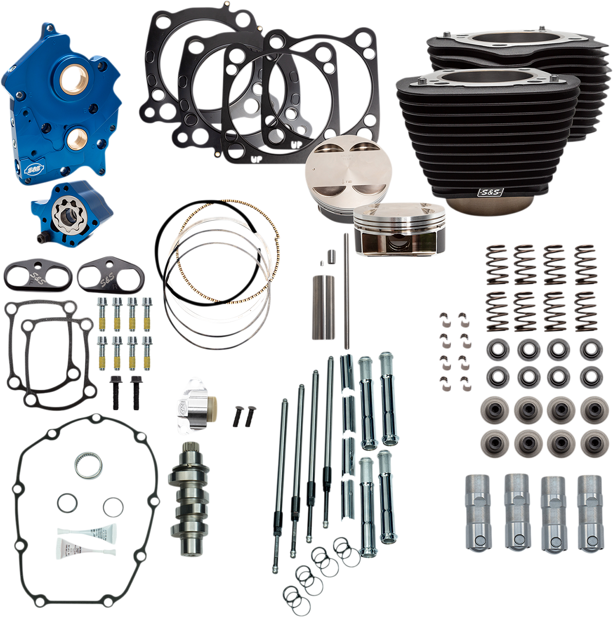 S&S CYCLE 128" Power Package for 114"/117" Oil Cooled M8