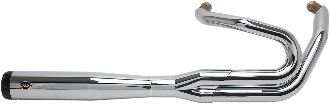 S&s cycle 2:1 50 State Exhaust for M8 Softail - Chrome Harley Davidson