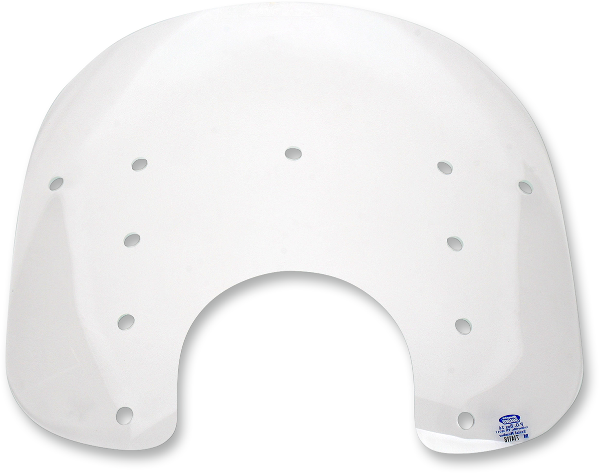 Memphis shades Fats Windshield - 13" - Clear
