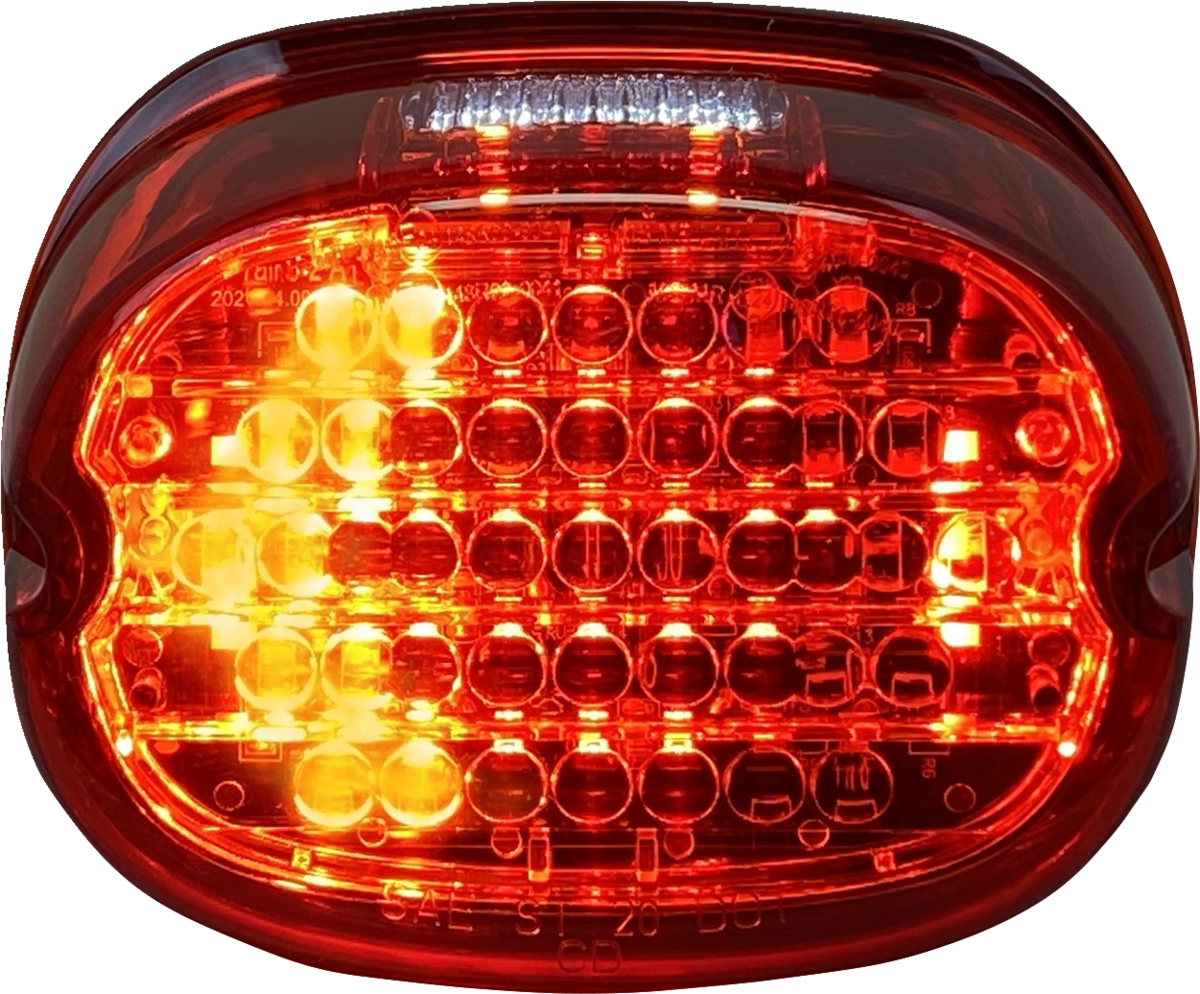 Custom Dynamics Low Profile LED Taillight With Turn Signals For Harley