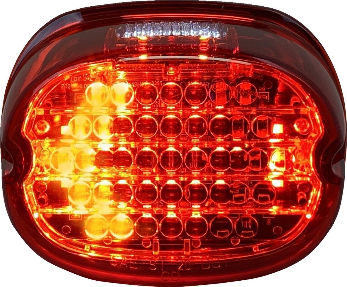 CUSTOM DYNAMICS Low Profile LED Taillight with Integrated Auxiliary Turn Signals