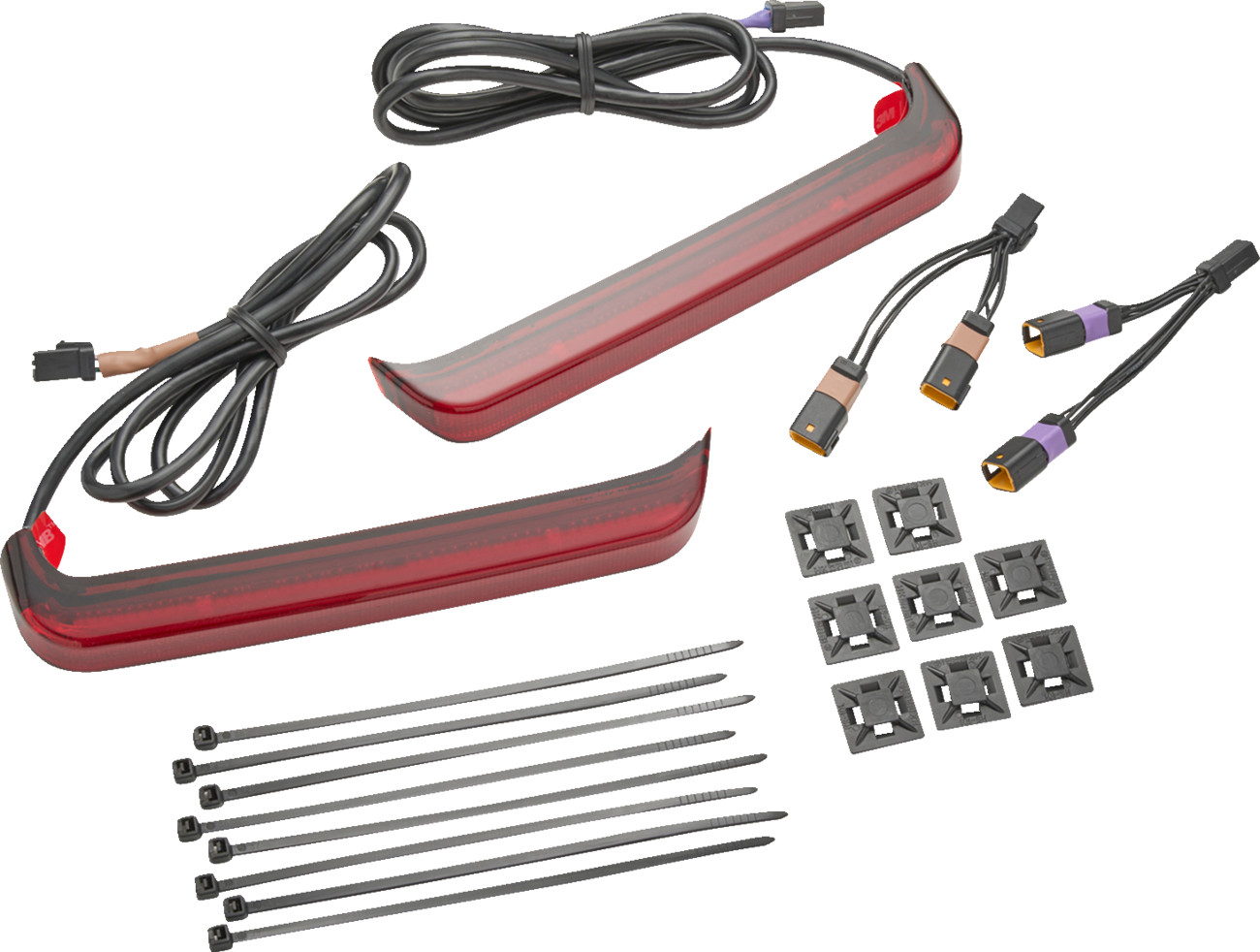 Ciro Lightstrike Saddlebag Blades Turn / Brake Lights For Harley Touring 2023-2026