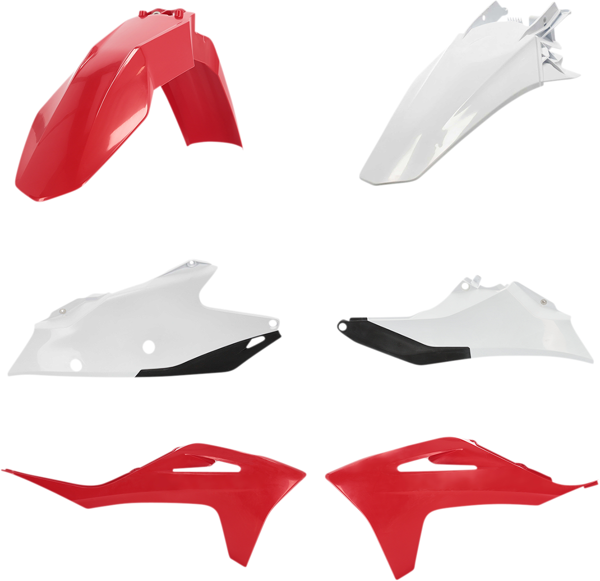 Acerbis Standard Replacement Body Kit - '21-'22 OEM Red/White/Black Gas Gas