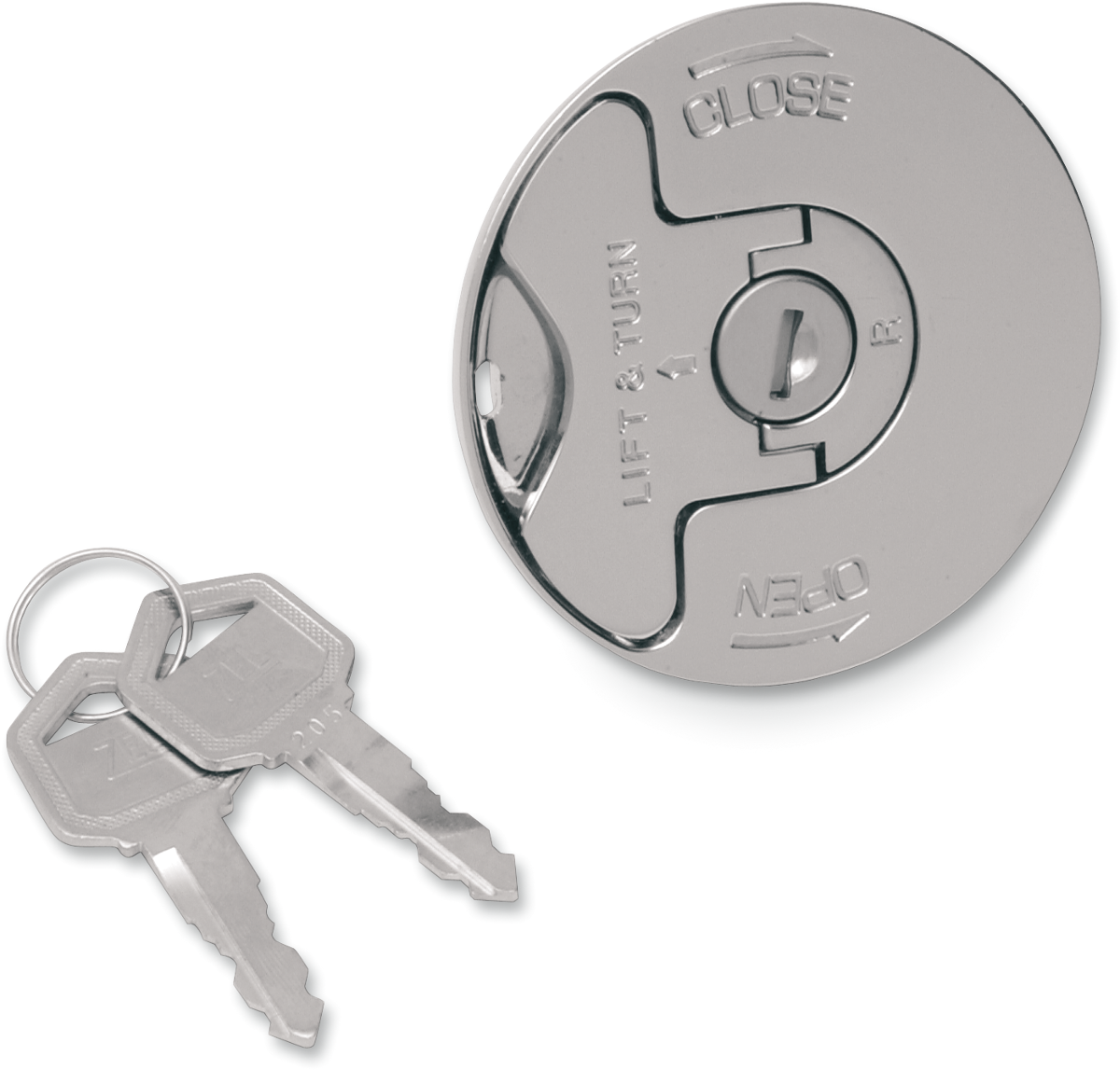Drag specialties Locking Gas Cap - Vented - Flush-Mount