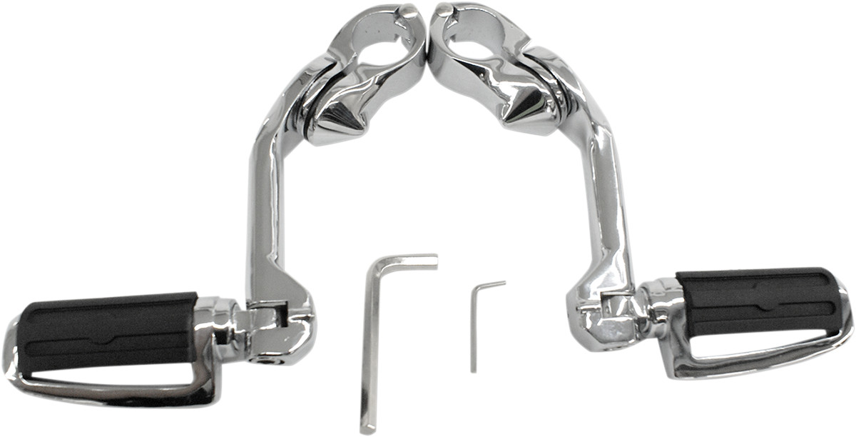 Rivco Highway Pegs with 1-1/4” Mount Set For Harley Touring 1995-2026