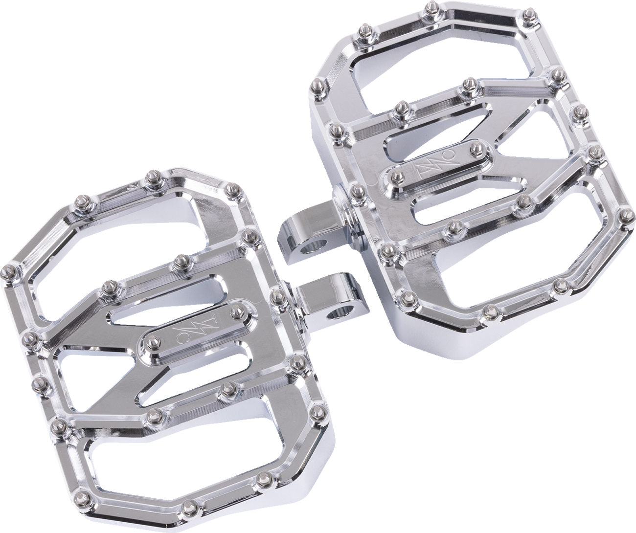 Thrashin supply co. Mini Aggressor Floorboards - Chrome - Rear Harley Davidson