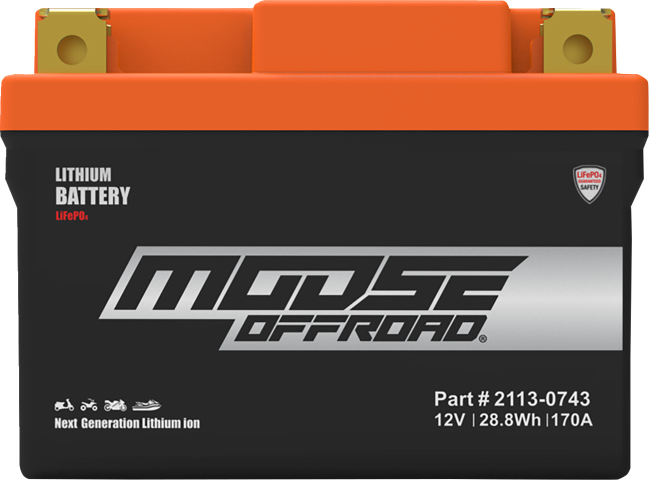 Moose Racing Lithium LiFePO4 Battery