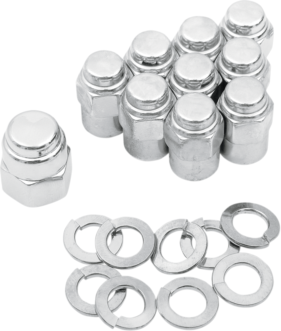 COLONY Chrome Cap Nut Kit