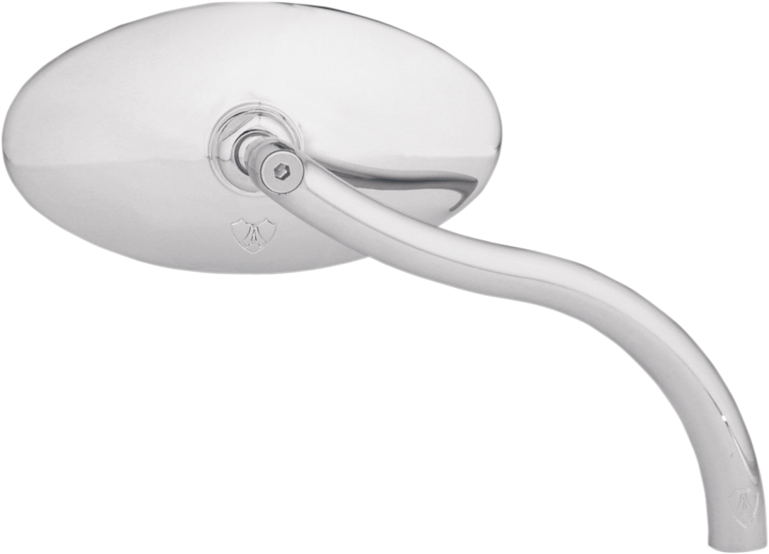 Arlen ness Mirror - Softbend - Side View - Smooth - Cat Eye - Chrome - Left/Right
