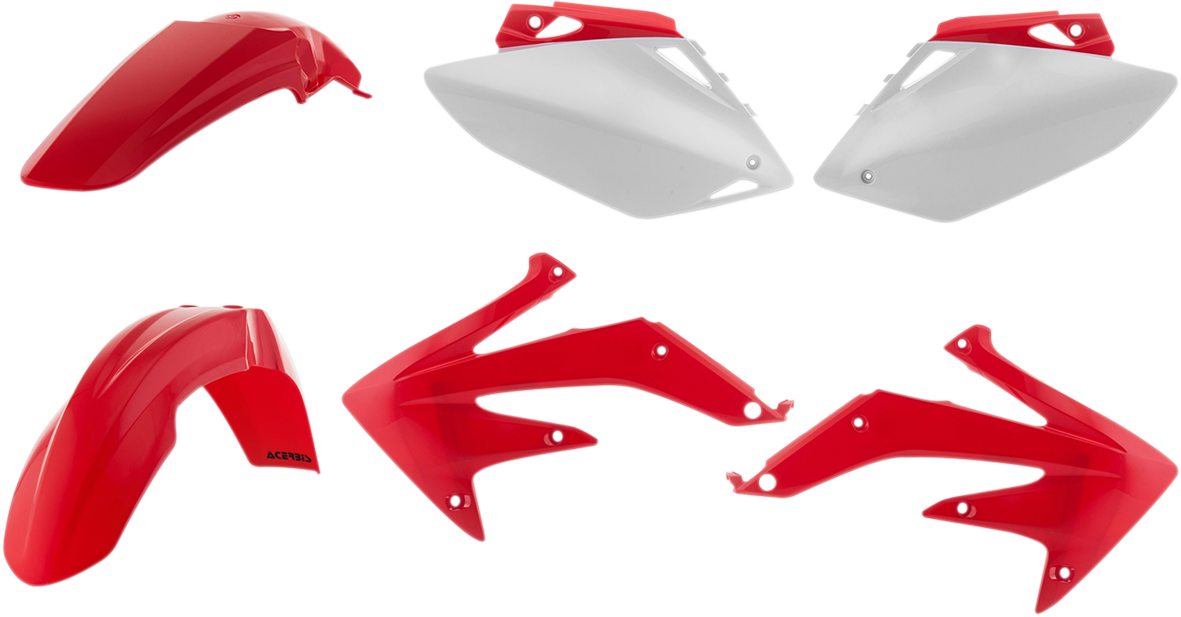 Acerbis Standard Body Kit - '07 OEM Red/White - CRF450R '07-'08 2007-2008 Honda CRF450R