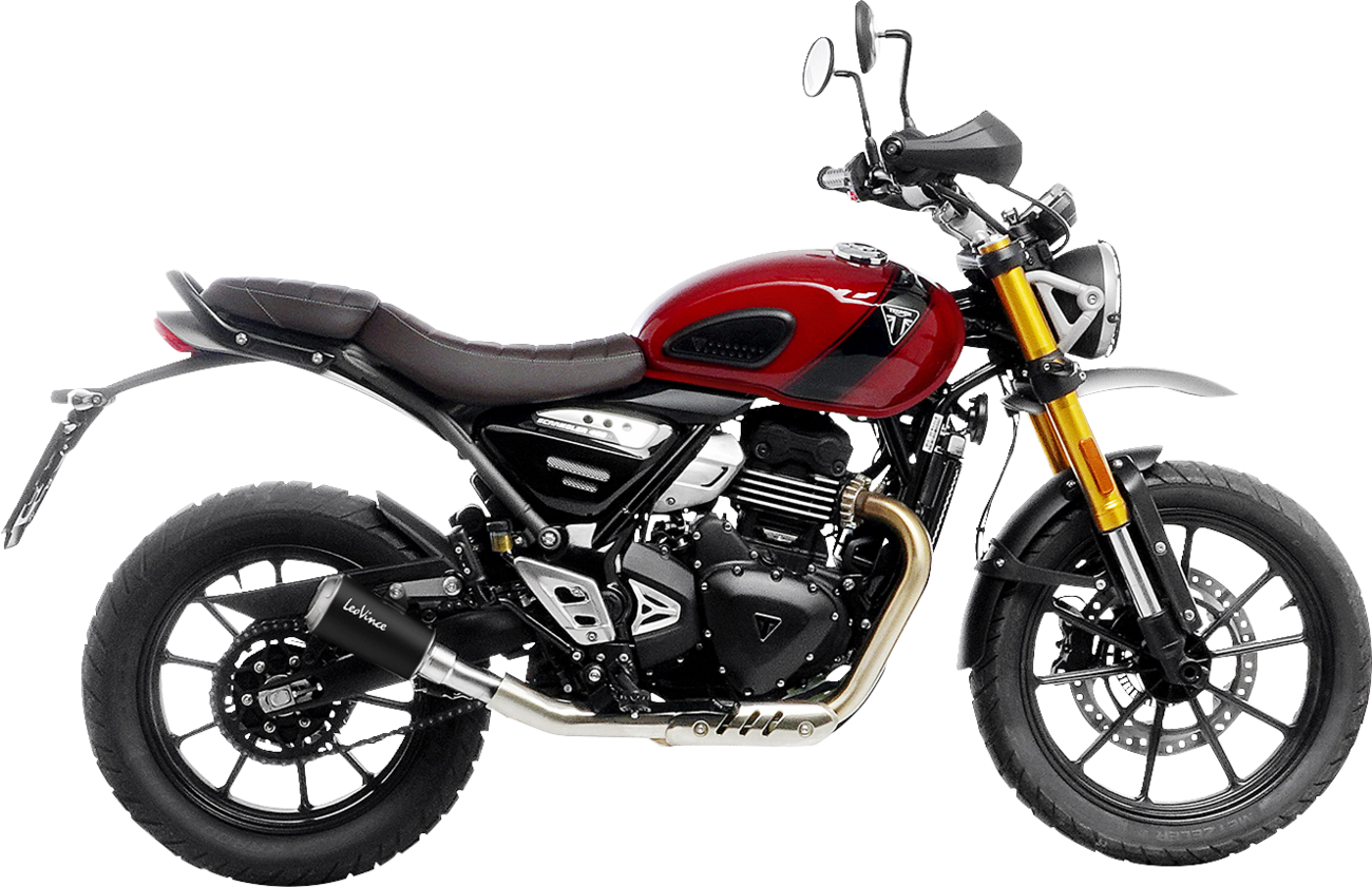LeoVince LV-10 Slip-On Exhaust Triumph Speed 400 / Scrambler 400 X 2024