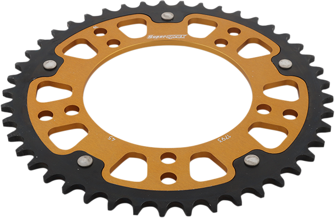 Supersprox Stealth Rear Sprocket - 45 Tooth - Gold - Suzuki/Triumph 45T