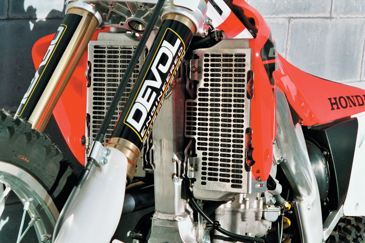 Devol Radiator Guards Honda CR125R / CR250R 2000-2001