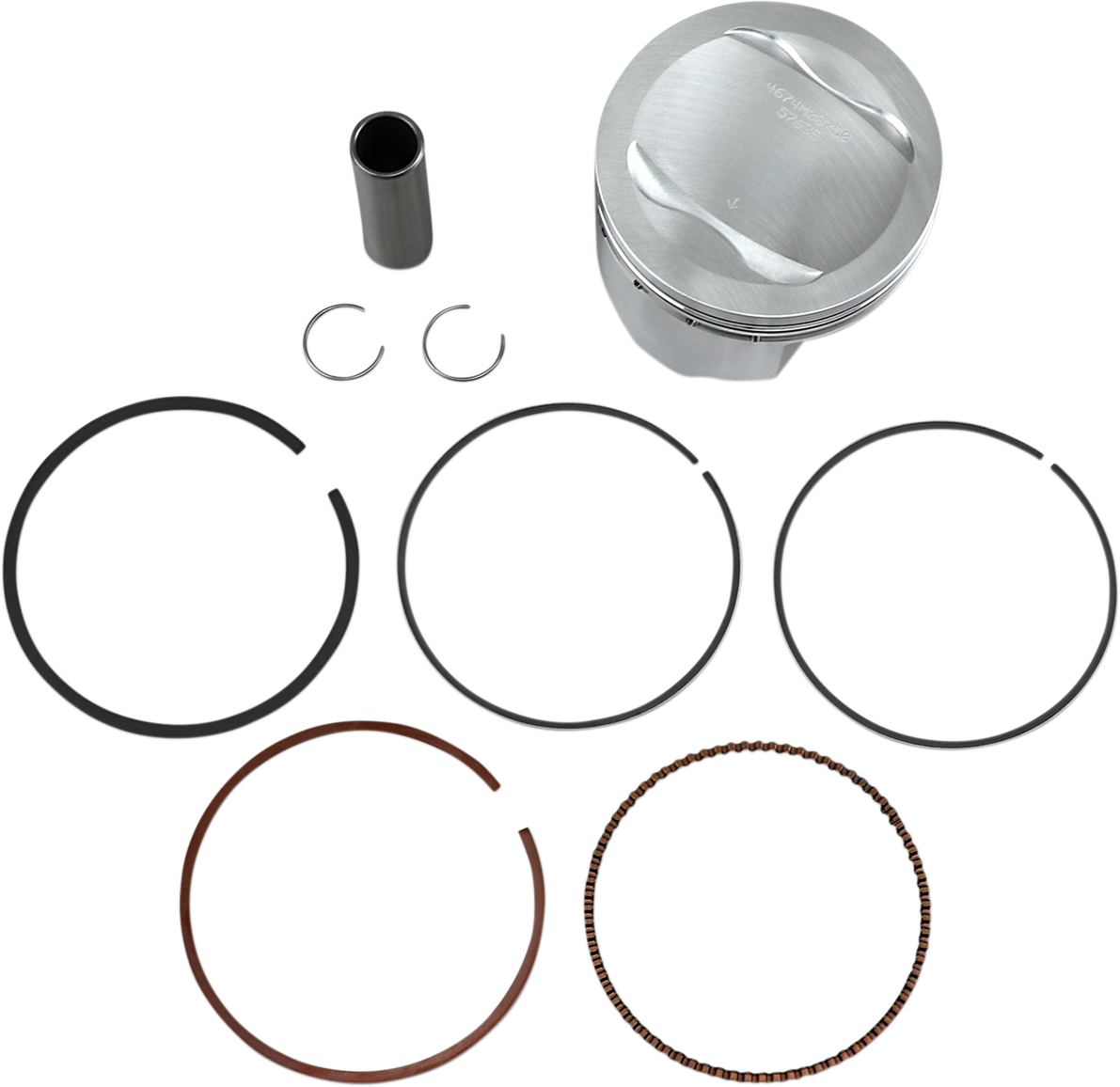 Wiseco Piston Kit Forged Series for 4-Stroke 1985-2000 Yamaha XT350 / 1986-1987 Yamaha TT350 / 1985-1998 Yamaha TT 350
