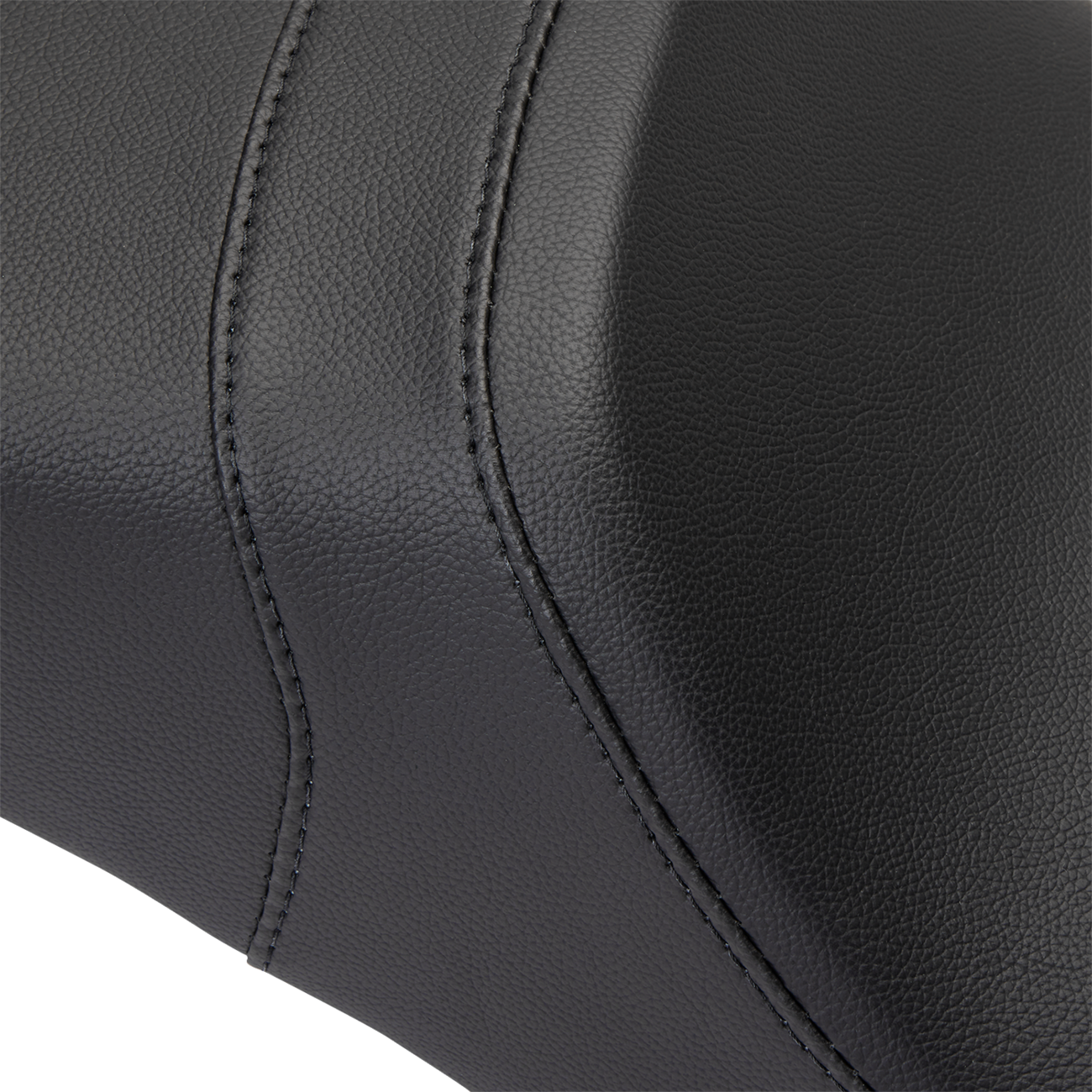 Danny gray LowIST Seat - Black - Vinyl - FL '08-'23 Harley Davidson