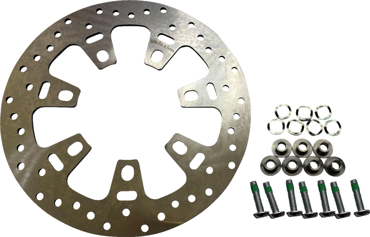 Drag specialties Rotor - 11-13/16" - Front 2020-2022 Harley Davidson FLHR Road King / 2020-2024 Harley Davidson FLHTK Ultra Limited / 2020-2024 Harley Davidson FLTRK Road Glide Limited