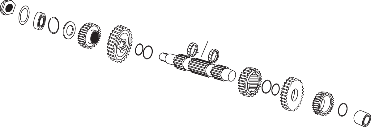 ANDREWS 5-Speed Countershaft