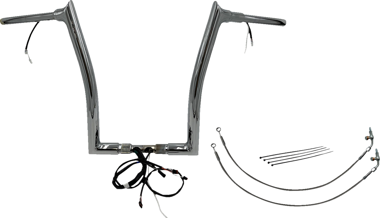 FAT BAGGERS INC. EZ Install Wired 1-1/2" Pointed Top Handlebar Kit