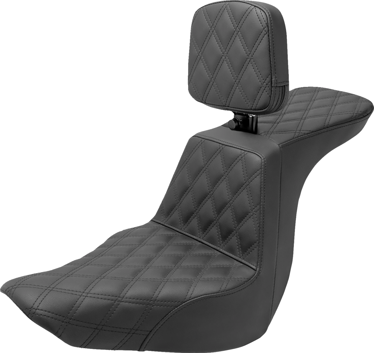 Saddlemen Tour Step-Up LS Lattice Stitch Seat For Harley Softail FXLR/S / FLSB 2018-2025