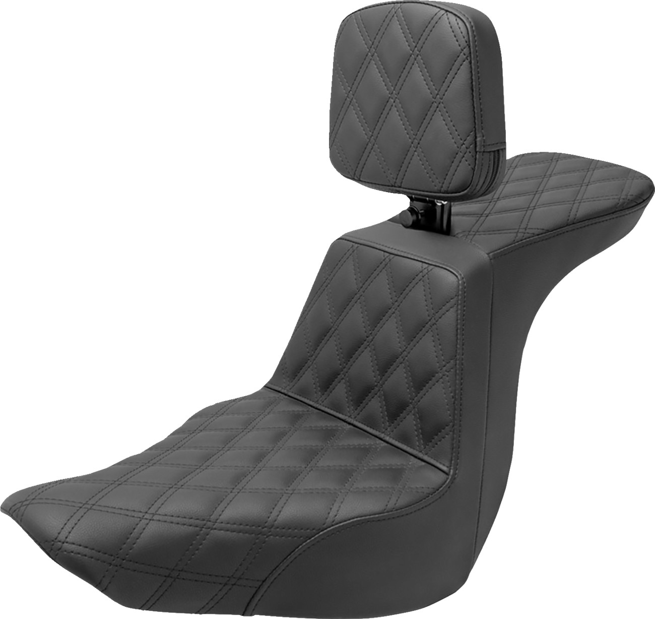 Saddlemen Tour Step-Up LS Lattice Stitch Seat For Harley Softail FXLR/S / FLSB 2018-2025