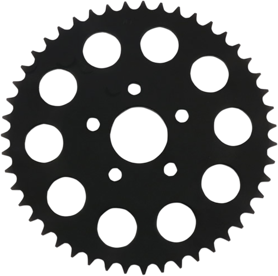 Drag specialties Rear Sprocket - Black - Flat - 49 Tooth Harley Davidson 49T