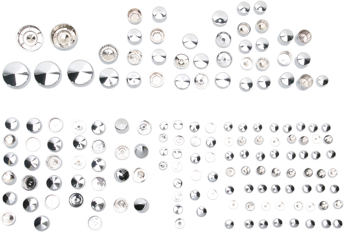 Drag Specialties Deluxe Engine Bolt Cover Kit