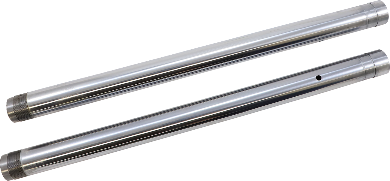 Custom cycle engineering Fork Tube - 43 mm - LH 25", RH 24-3/4" (+2") Harley Davidson