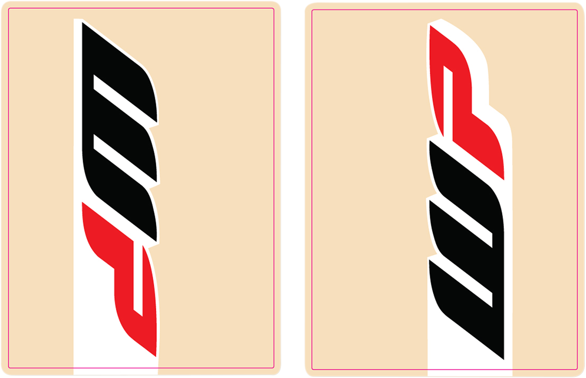 FLU DESIGNS INC. Upper Fork Decals