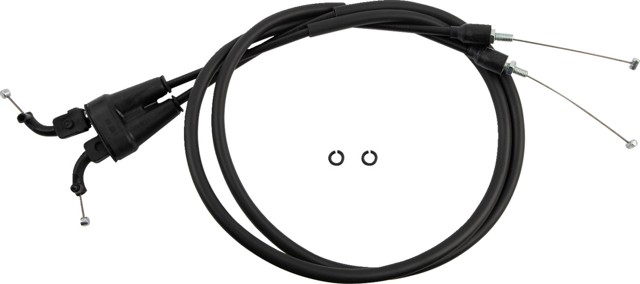 Moose Racing Black Vinyl Throttle Cable