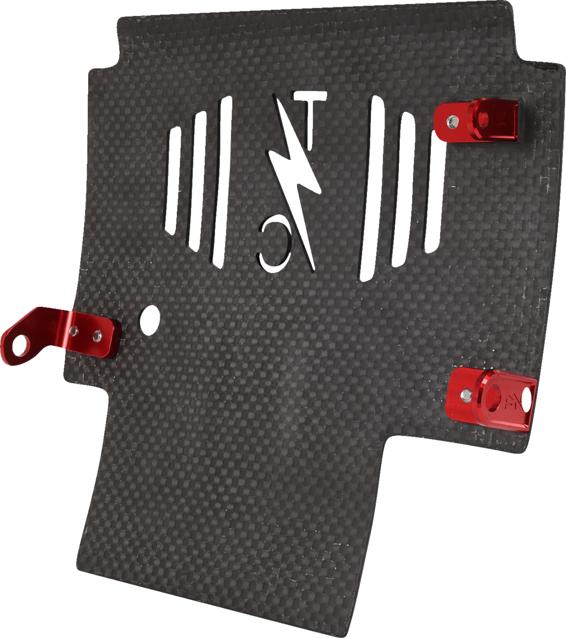 Thrashin supply co. Skid Plate - Carbon Fiber/Forged - With Red Brackets - FLHX/FLTRX 2024-2024 Harley Davidson FLTRX Road Glide / 2024-2024 Harley Davidson FLHX Street Glide