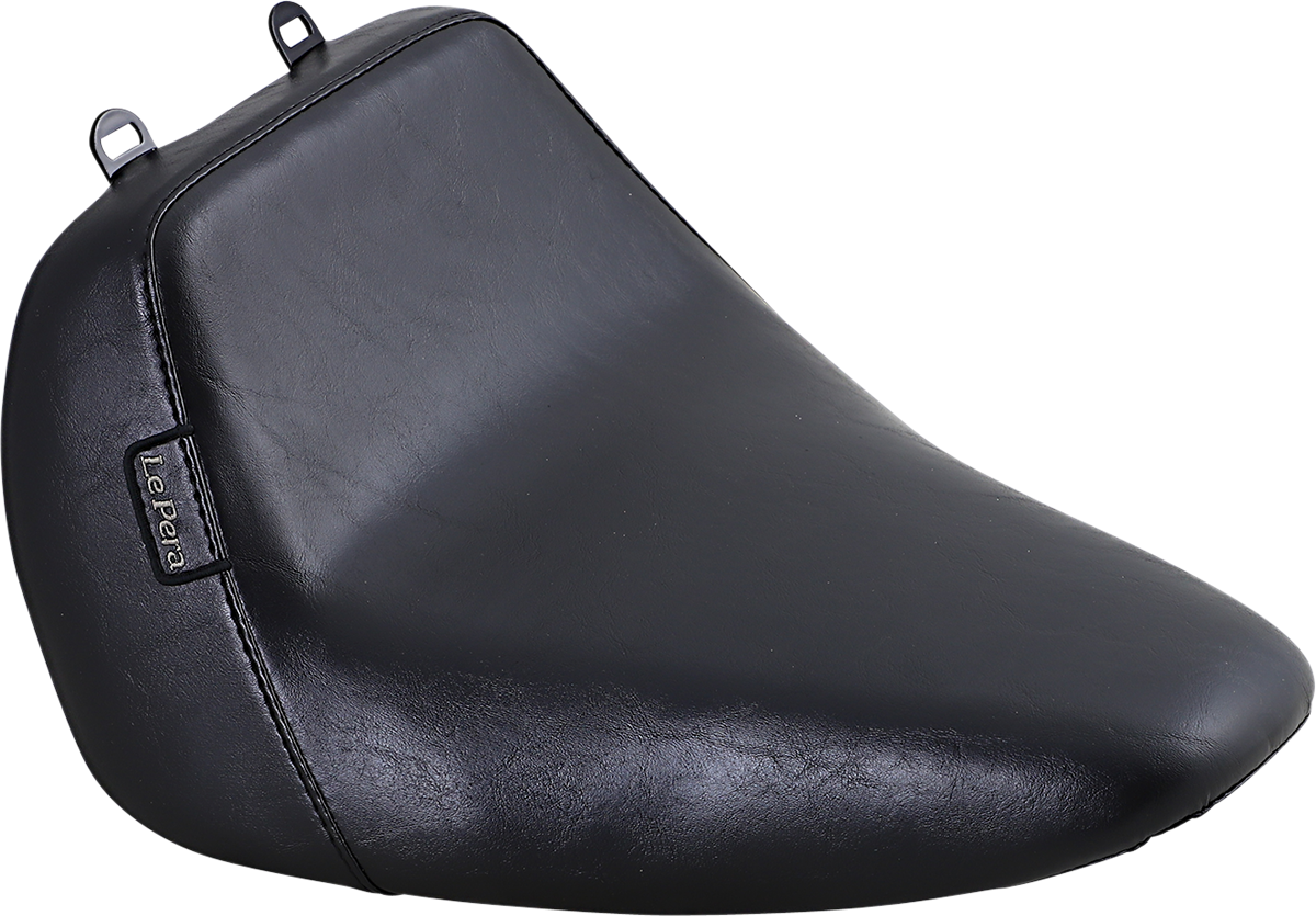 Le pera Bare Bones Solo Seat - Smooth - Black - FLFB/S '18-'23 2018-2019 Harley Davidson FLFB Fat Boy 107 / 2018-2023 Harley Davidson FLFBS Fat Boy 114