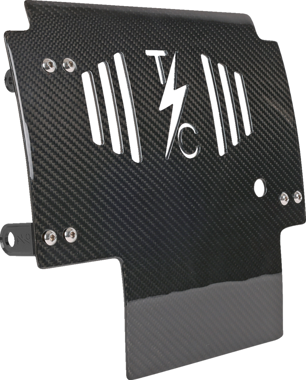 Thrashin supply co. Skid Plate - Carbon Fiber/Gloss - With Black Brackets - FLHX/FLTRX 2024-2024 Harley Davidson FLTRX Road Glide / 2024-2024 Harley Davidson FLHX Street Glide