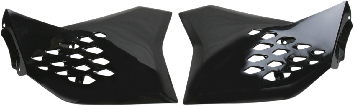Acerbis Radiator Shrouds 2081990001 Black KTM 125 SX 144 SX 2007-2009