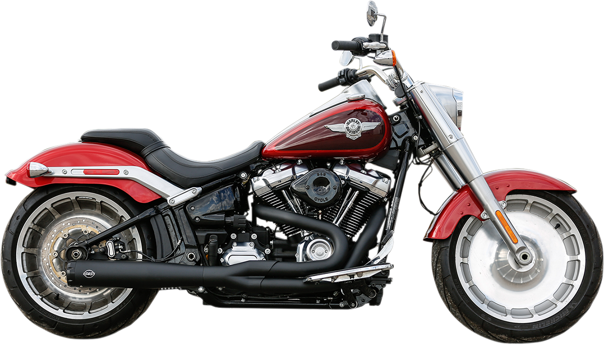 S&S Cycle 50-State Superstreet 2-Into-1 Exhaust System For Harley FLFB / FXBR / FXDRS 2018-2024