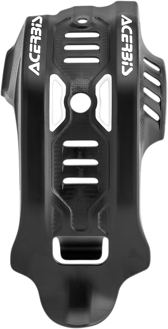 Acerbis Skid Plate - Large - Black/White - Husqvarna