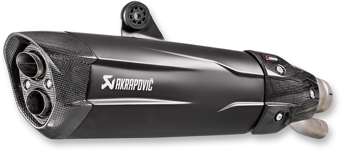 AKRAPOVIC Slip-On Line Muffler — Oval