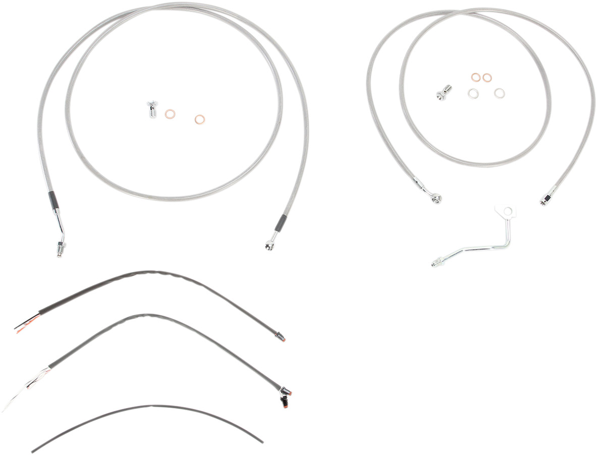 Burly Handlebar Cable Installation Kit For Harley Street / Electra Glide w/ ABS 2014-2015