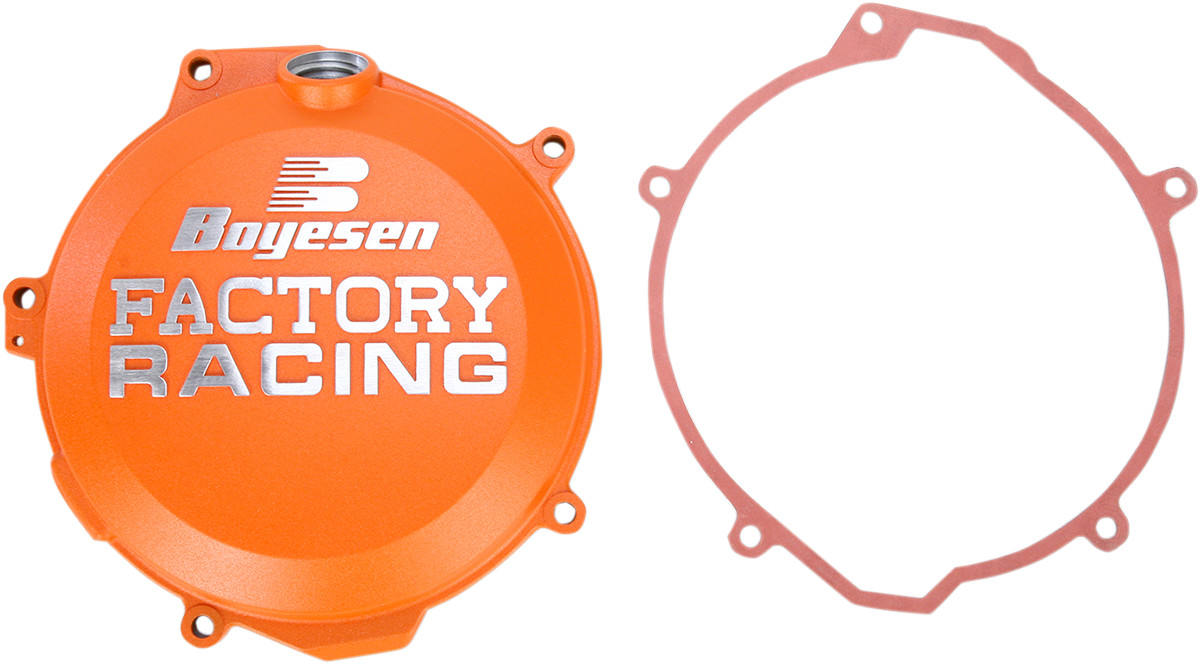 Boyesen Factory Clutch Cover Orange