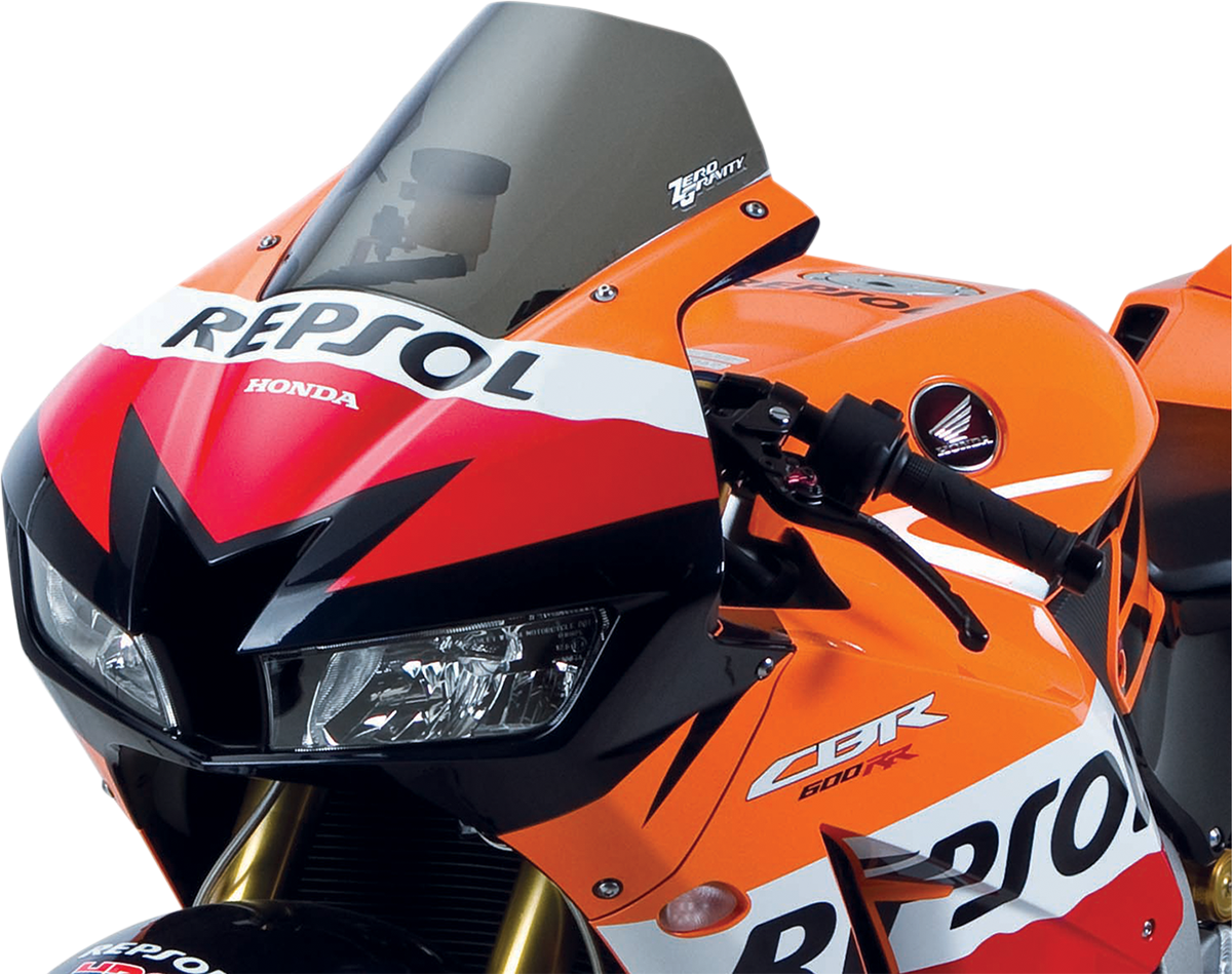 Zero gravity Marc 1 Windscreen - Smoke - CBR600RR 2013-2024 Honda CBR600RR ABS / 2013-2024 Honda CBR600RR