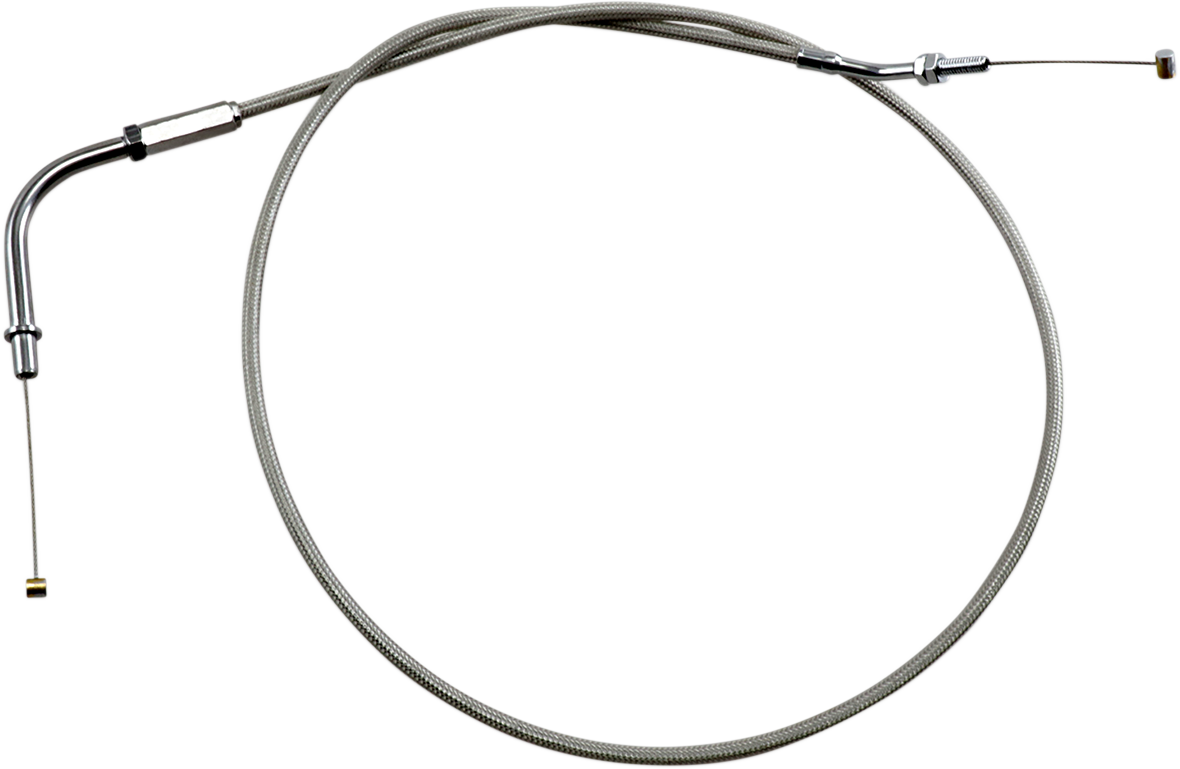 Armor Coat Stainless Steel Throttle/Idle Cable for Cruisers